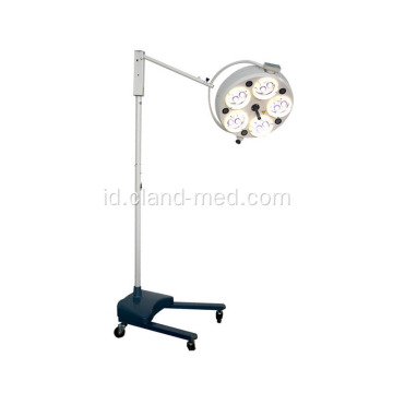 Harga Bagus Kualitas Tinggi Medis Rumah Sakit Portabel Lantai Berdiri Lampu Operasi LED dengan 5 REFLEKTOR